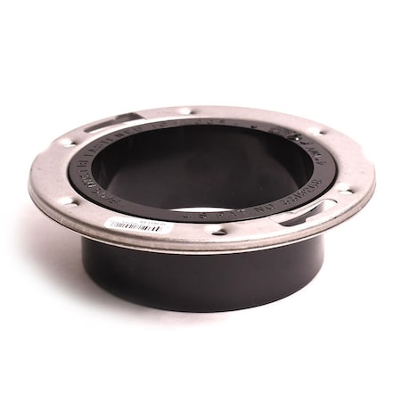 Thrifco Plumbing 4 Inch x 4 Inch Stainless Steel Closet Flange, Hub 6783611